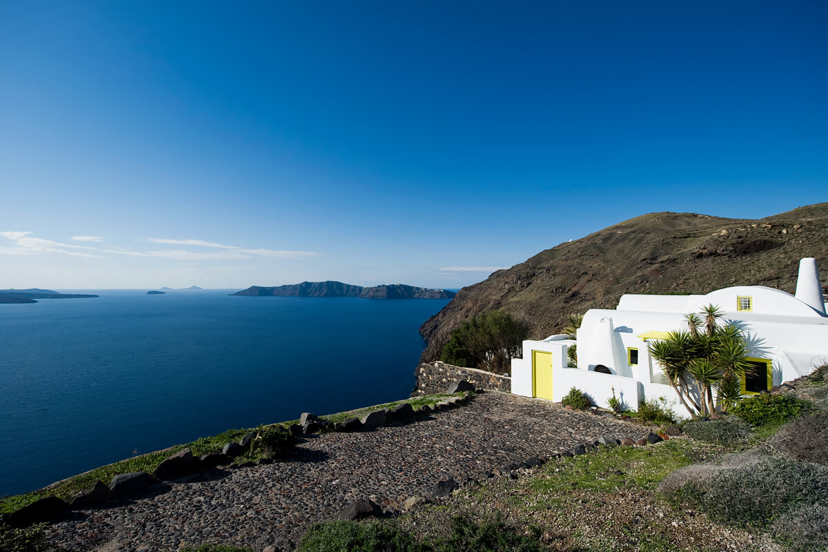 vue Caldeira Grèce vue Caldeira Grèce