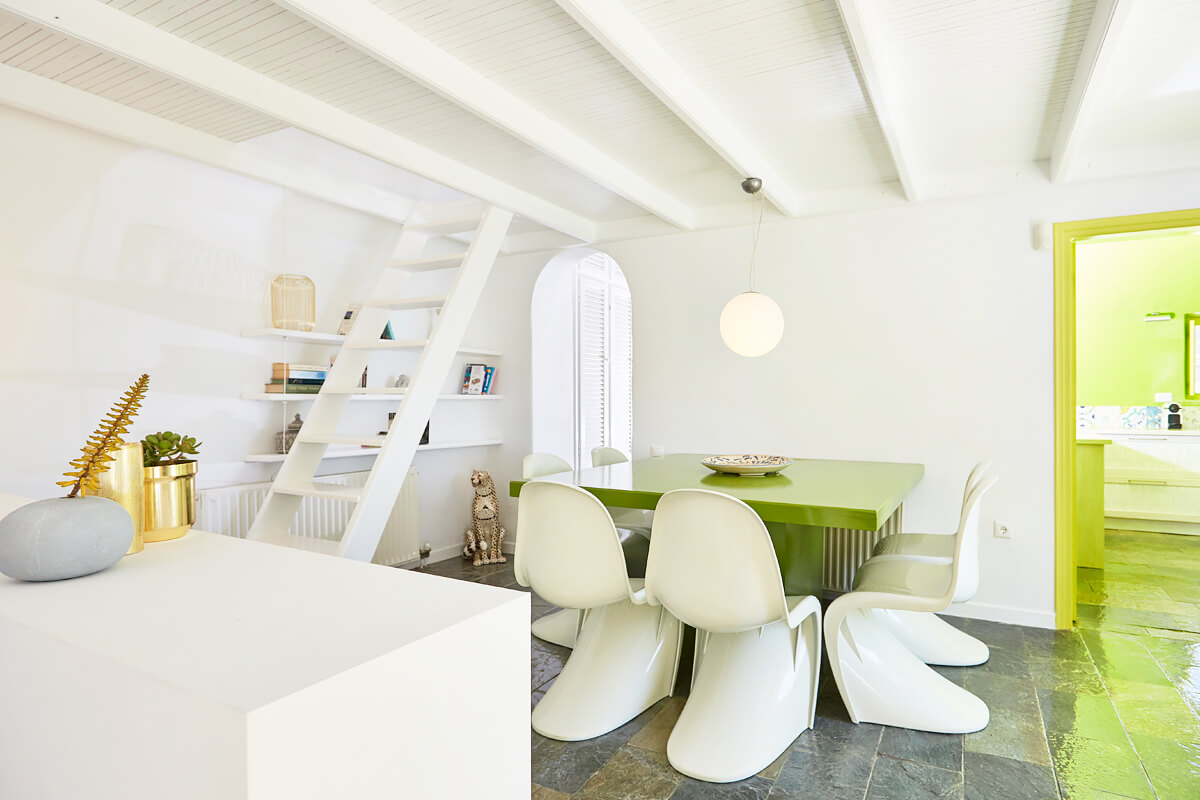 salle à manger décoration colorée verte et blanche salle à manger décoration colorée verte et blanche