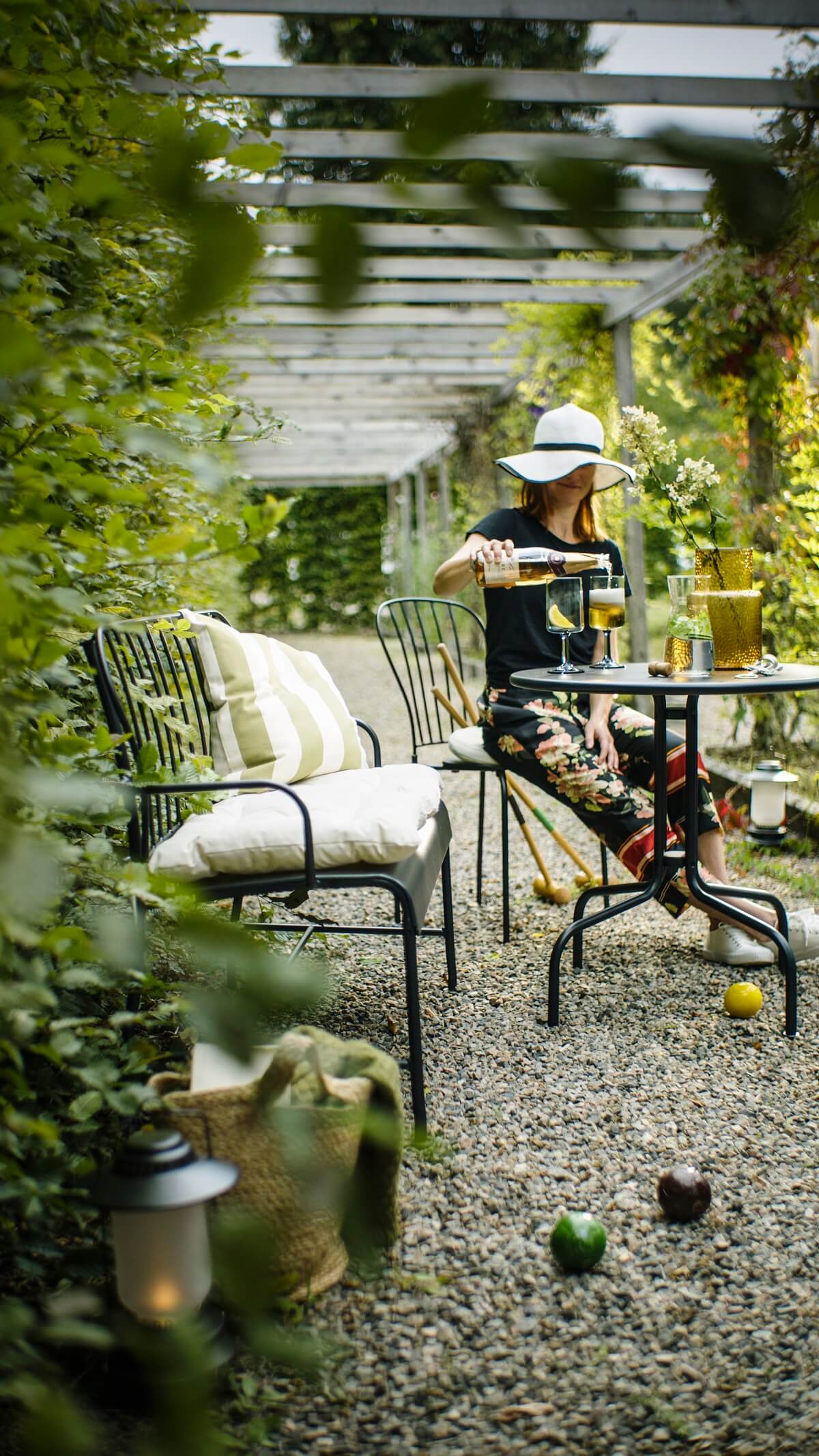 jardin avec pergola bois Collection LÄCKÖ IKEA jardin avec pergola bois Collection LÄCKÖ IKEA