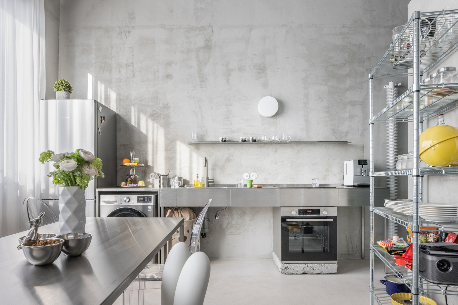cuisine petit loft 52m2