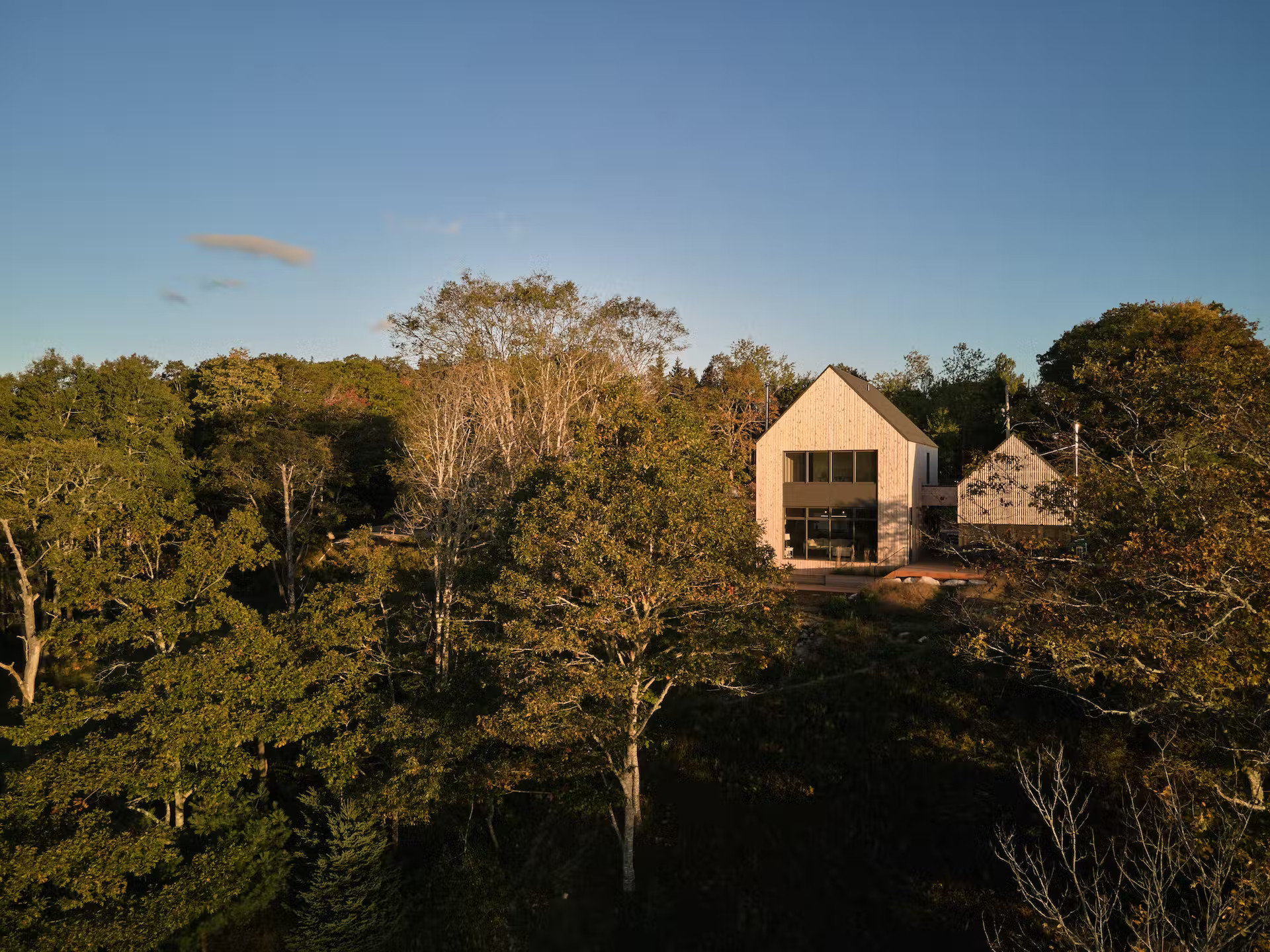 maison en bois de cèdre