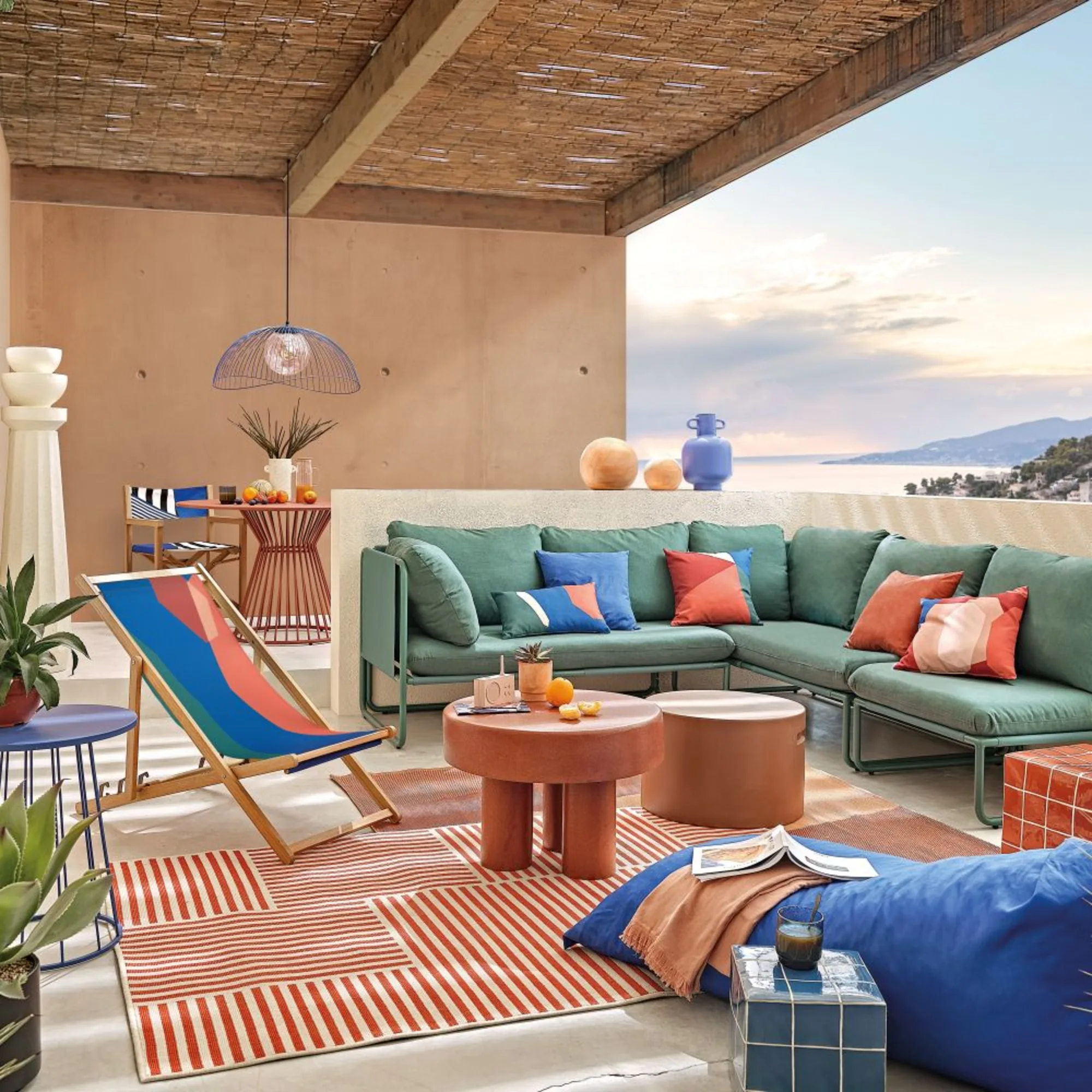 terrasse avec pergola bois et canisses terrasse avec pergola bois et canisses