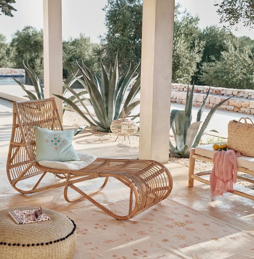 terrasse avec mobilier rotin Maisons du Monde terrasse avec mobilier rotin Maisons du Monde