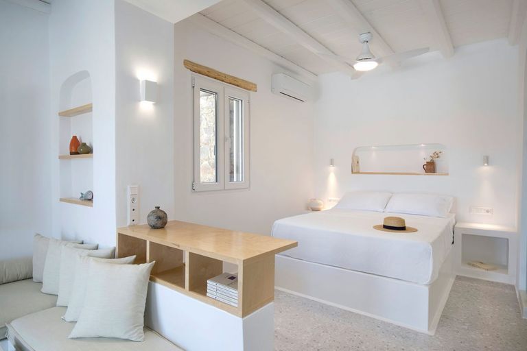 chambre ouverte sur salon mini maison 40m2