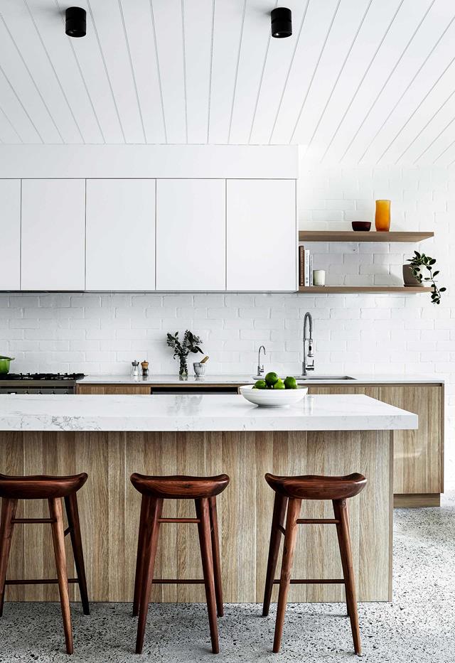 cuisine design blanche et bois cuisine design blanche et bois