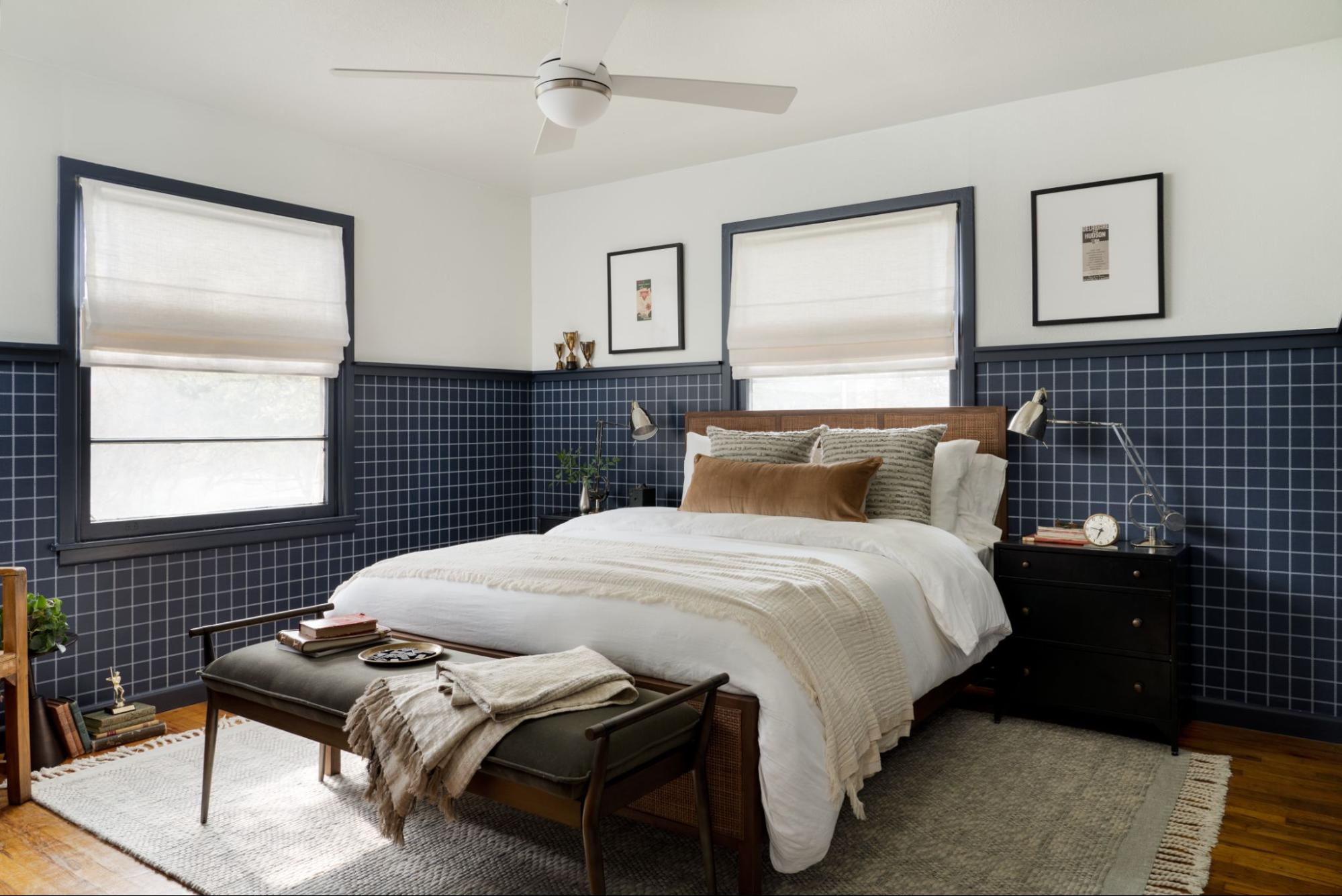 chambre bleue
