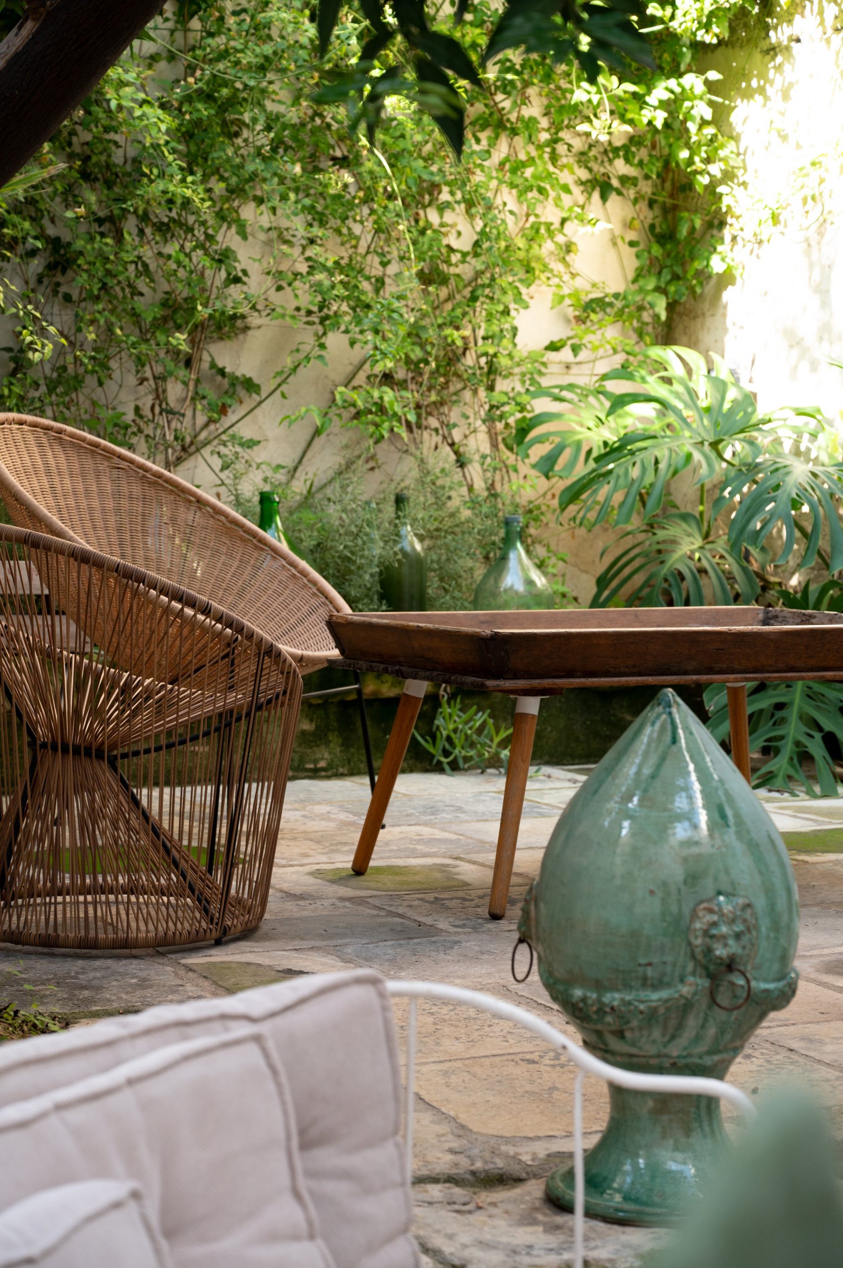 terrasse pavée