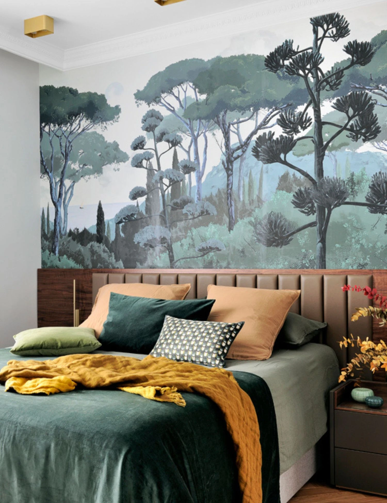 chambre avec papier-peint panoramique chambre avec papier-peint panoramique