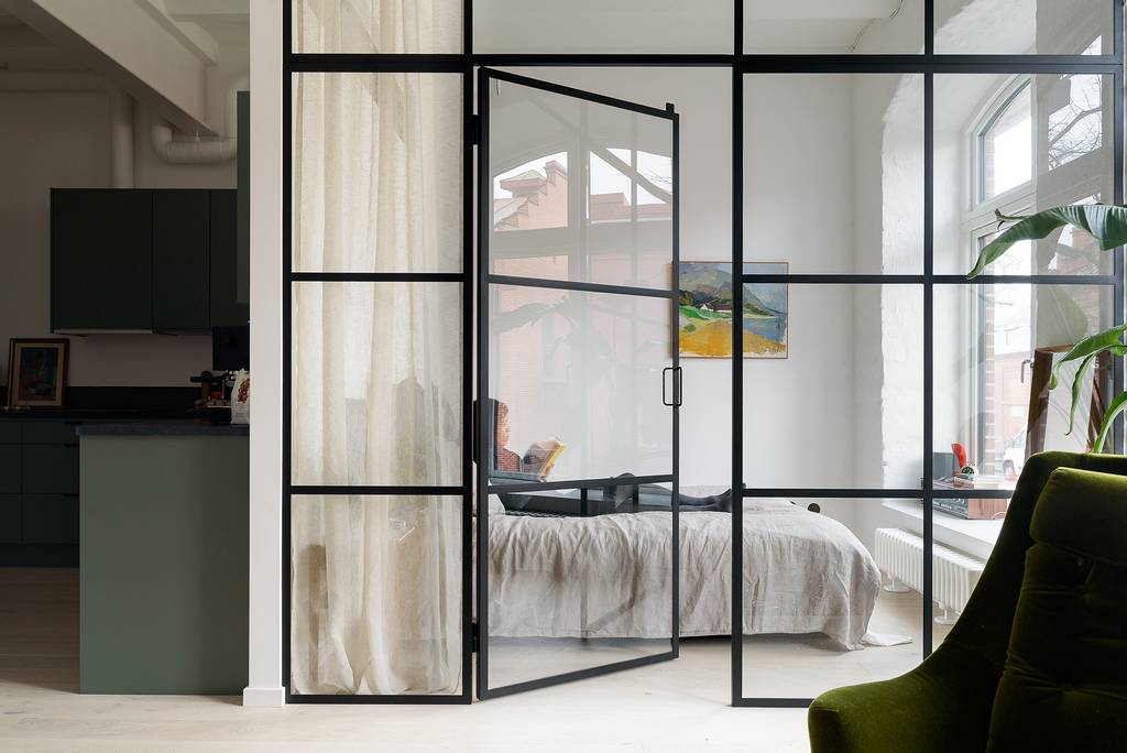 chambre avec verrière