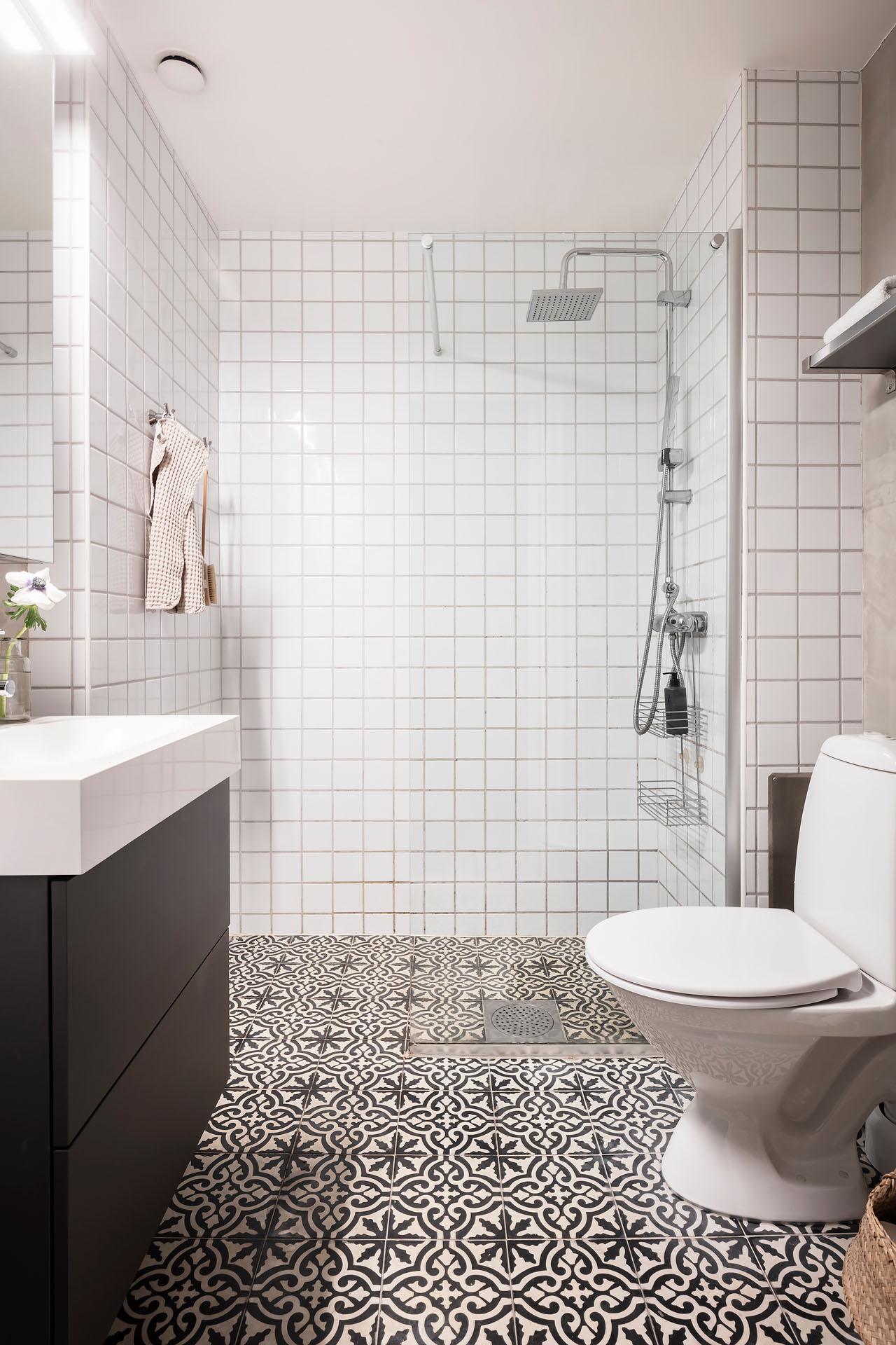 salle de bain carreaux de ciment décoration scandinave salle de bain carreaux de ciment décoration scandinave