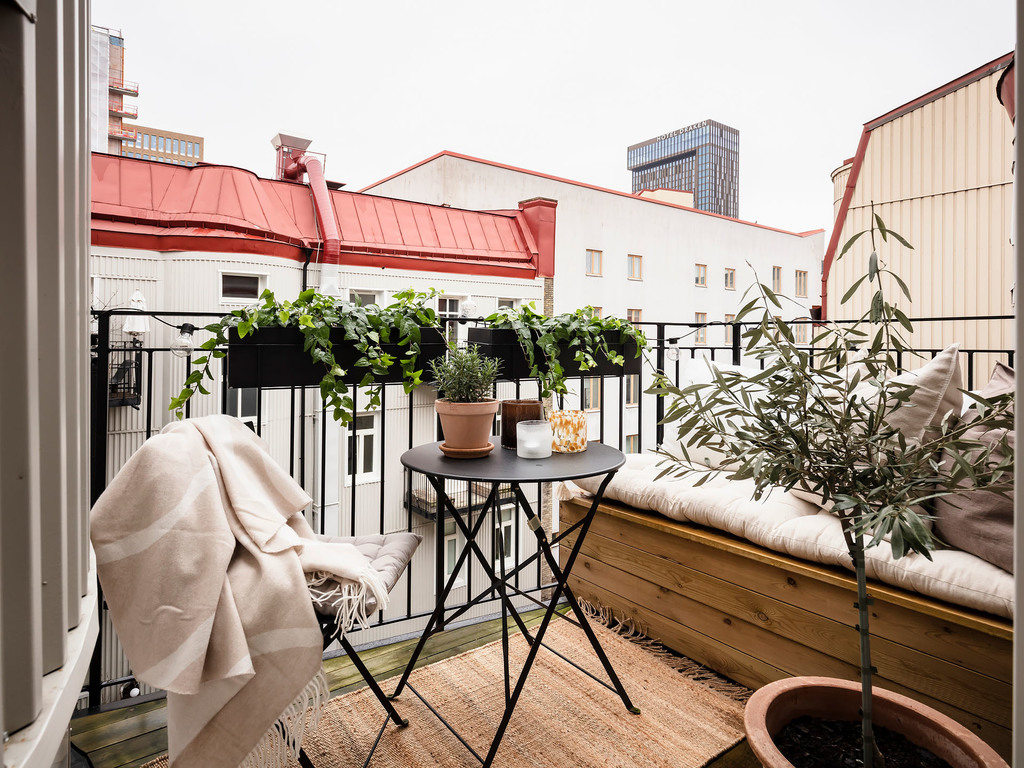 balcon sur cour