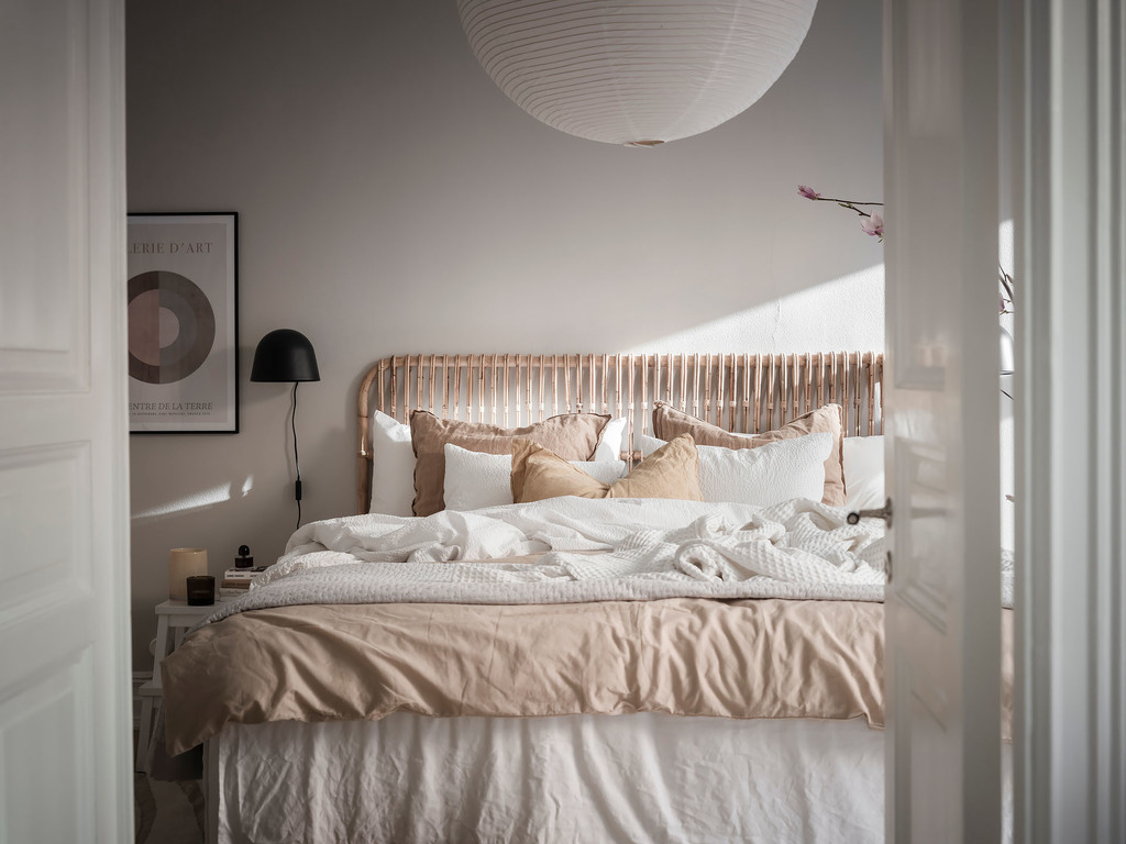 chambre décoration scandinave et naturelle