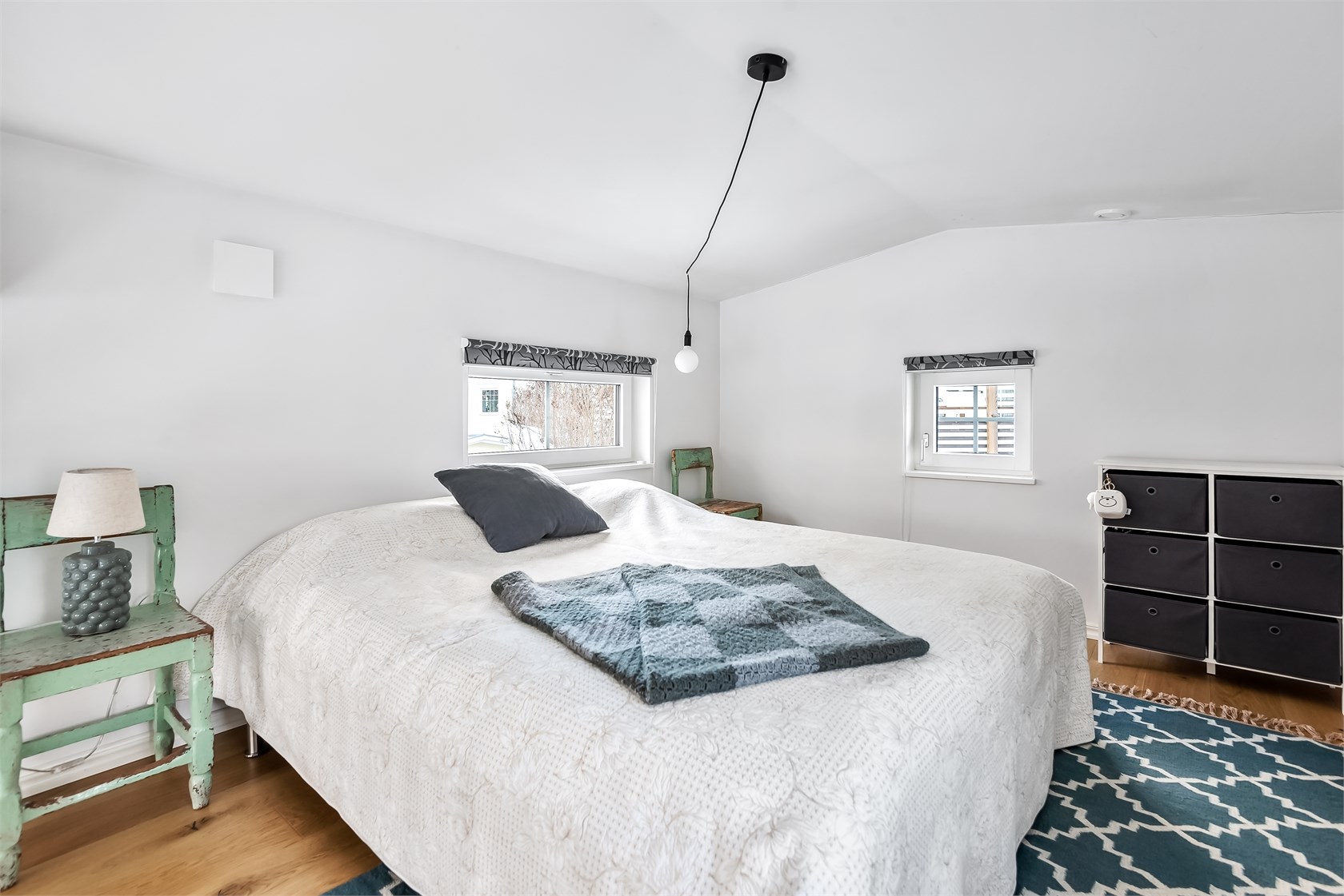 chambre sur mezzanine mini maison 33m2