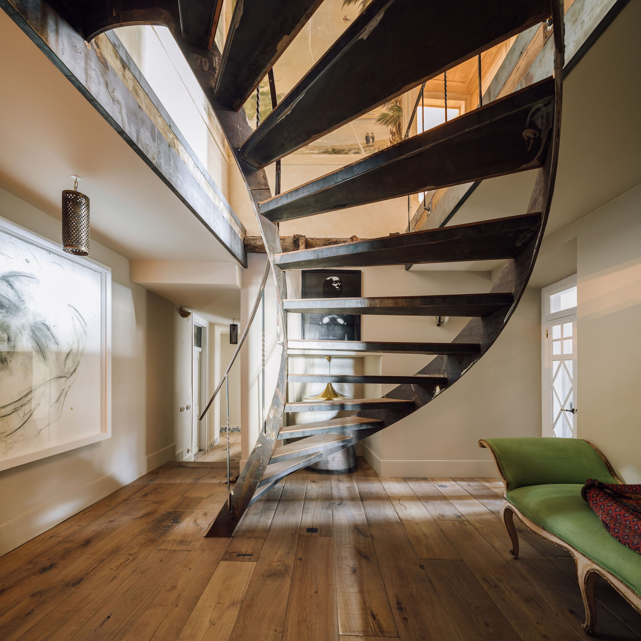 escalier design en acier dans maison ancienne escalier design en acier dans maison ancienne