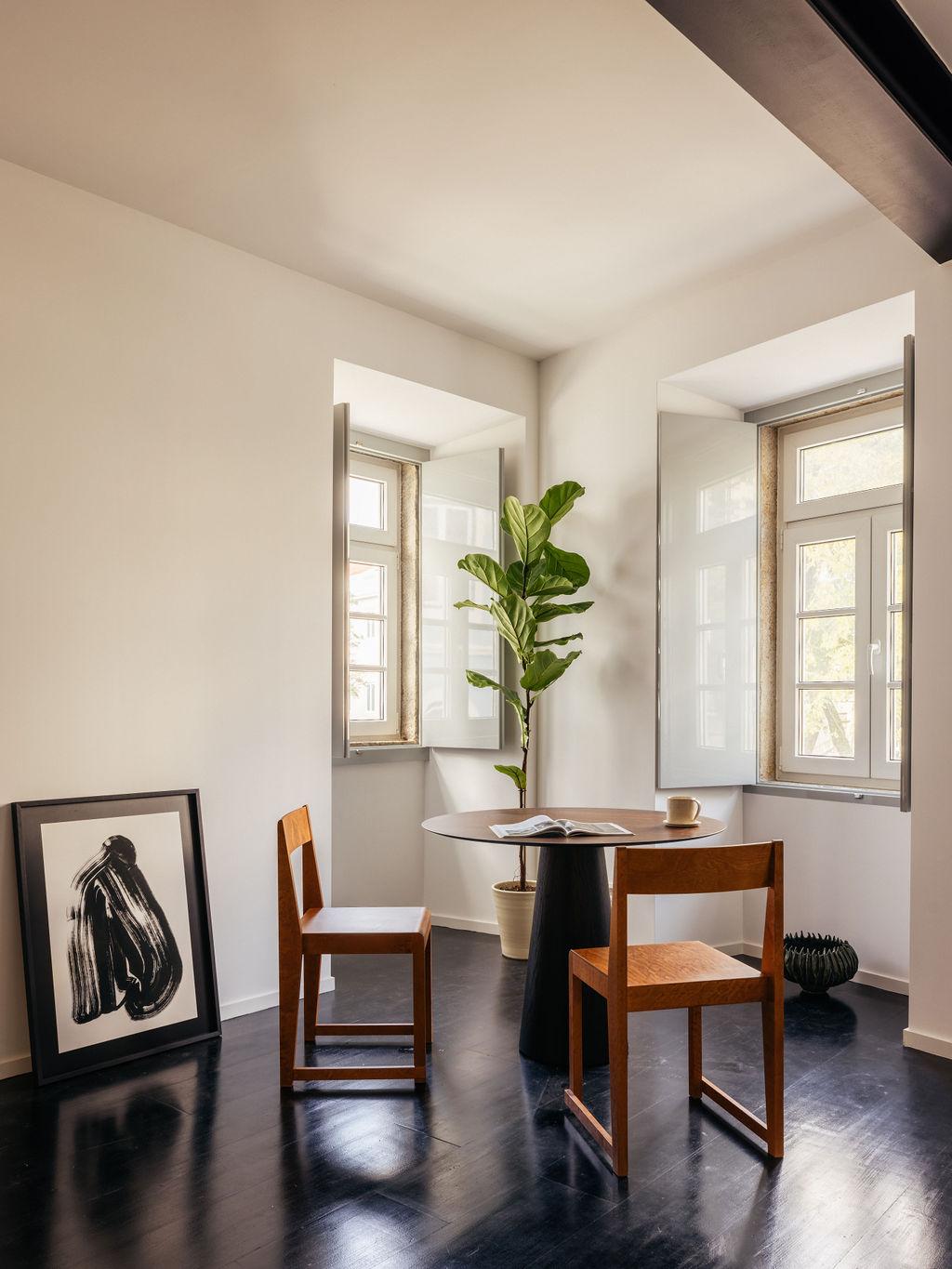 salle à manger appartement en duplex décoration design
