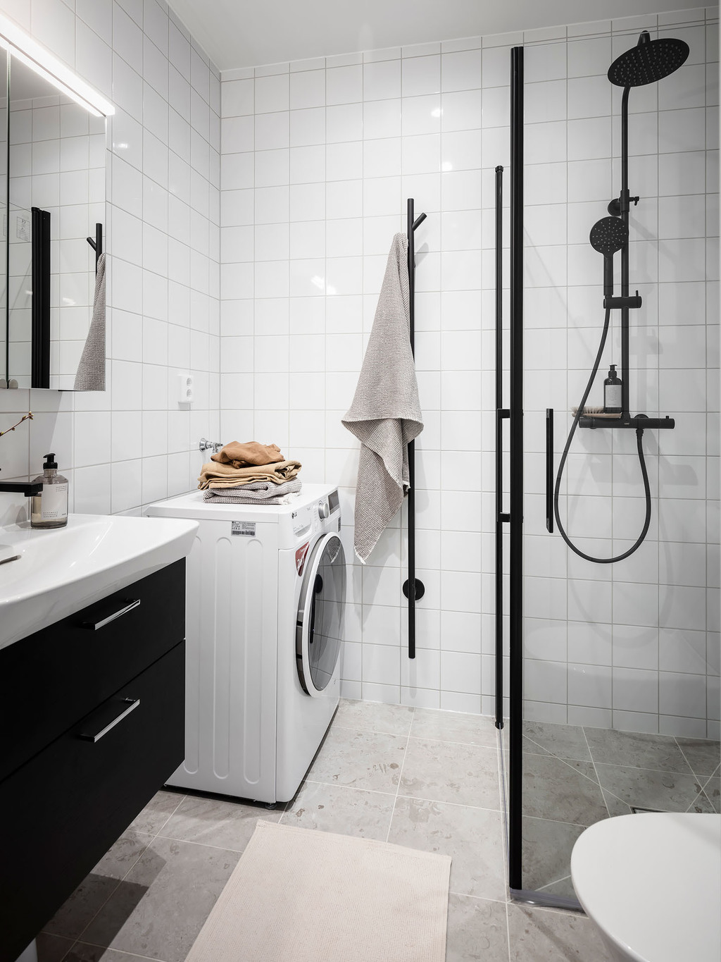 salle de bain appartement 35m2 décoration design