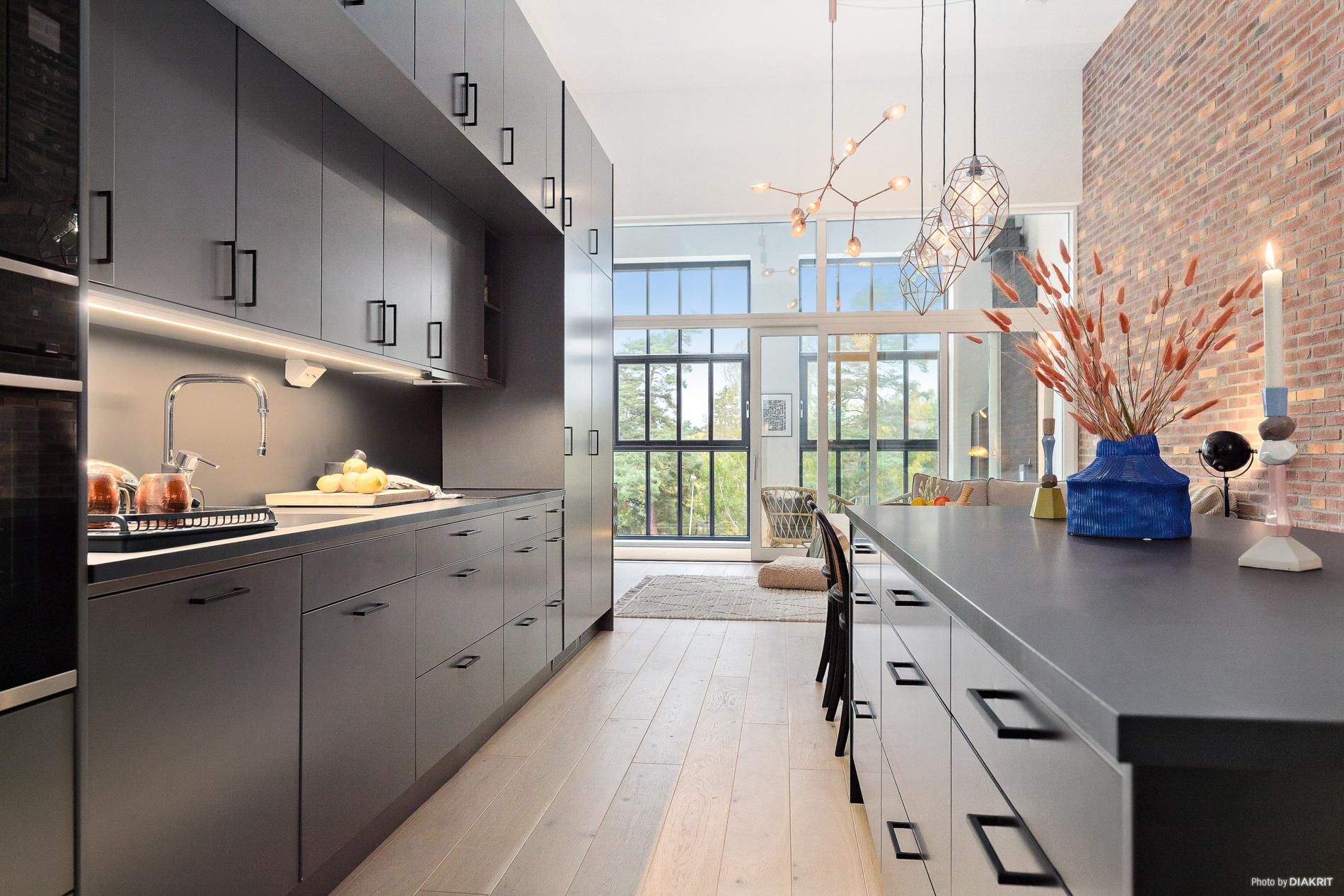 cuisine design noire loft cuisine design noire loft