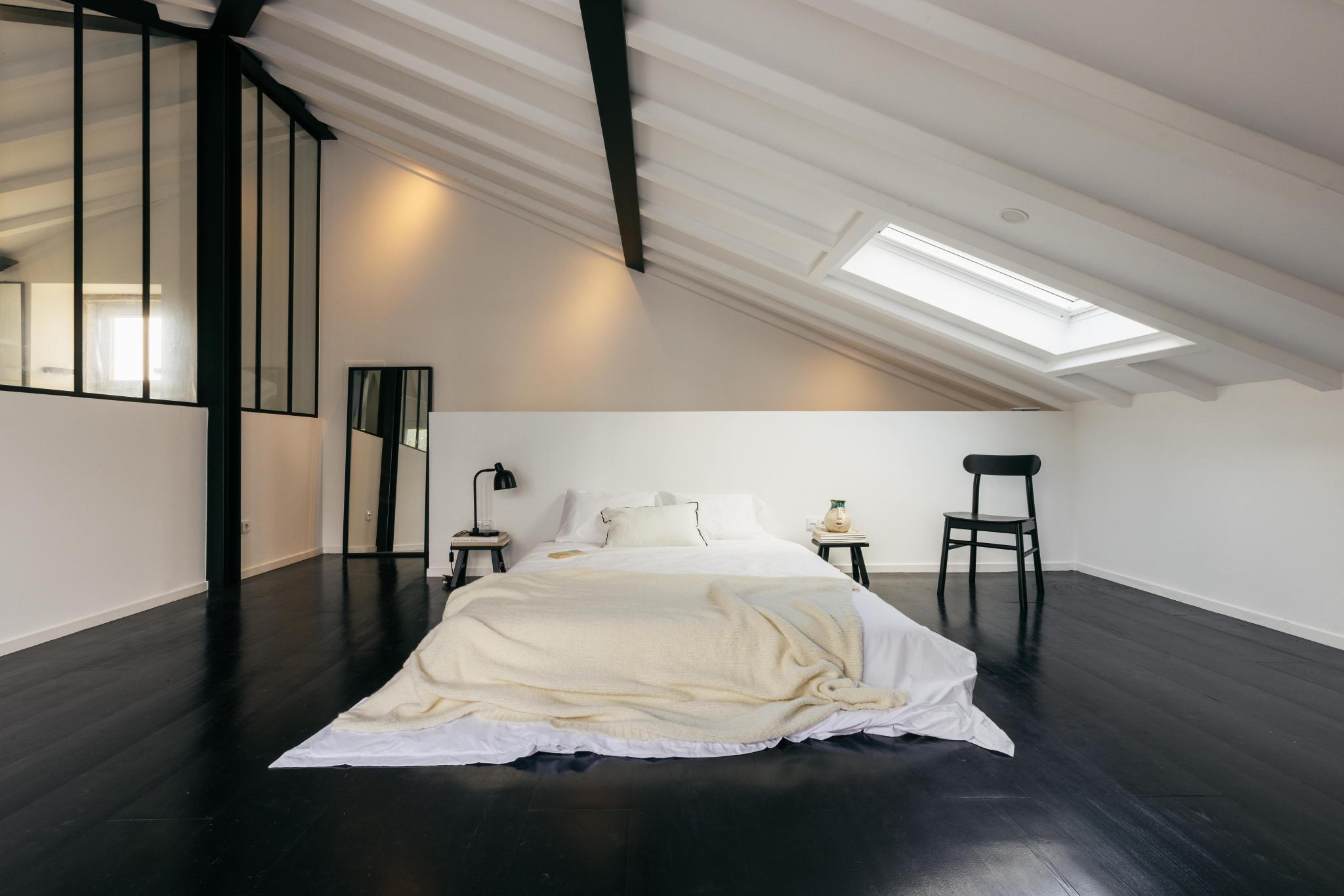 chambre appartement en duplex décoration design