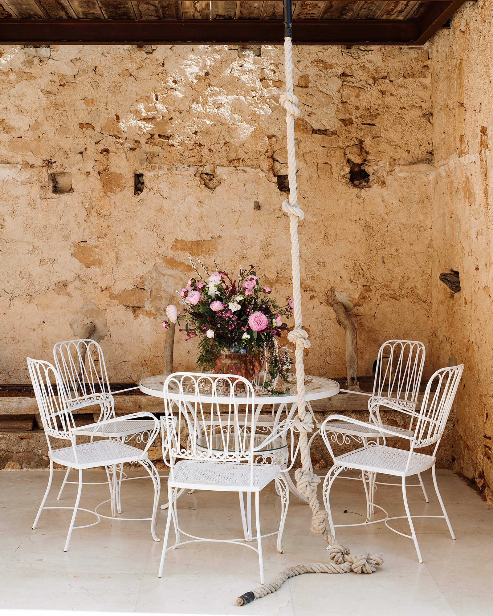 terrasse maison en pierre Majorque