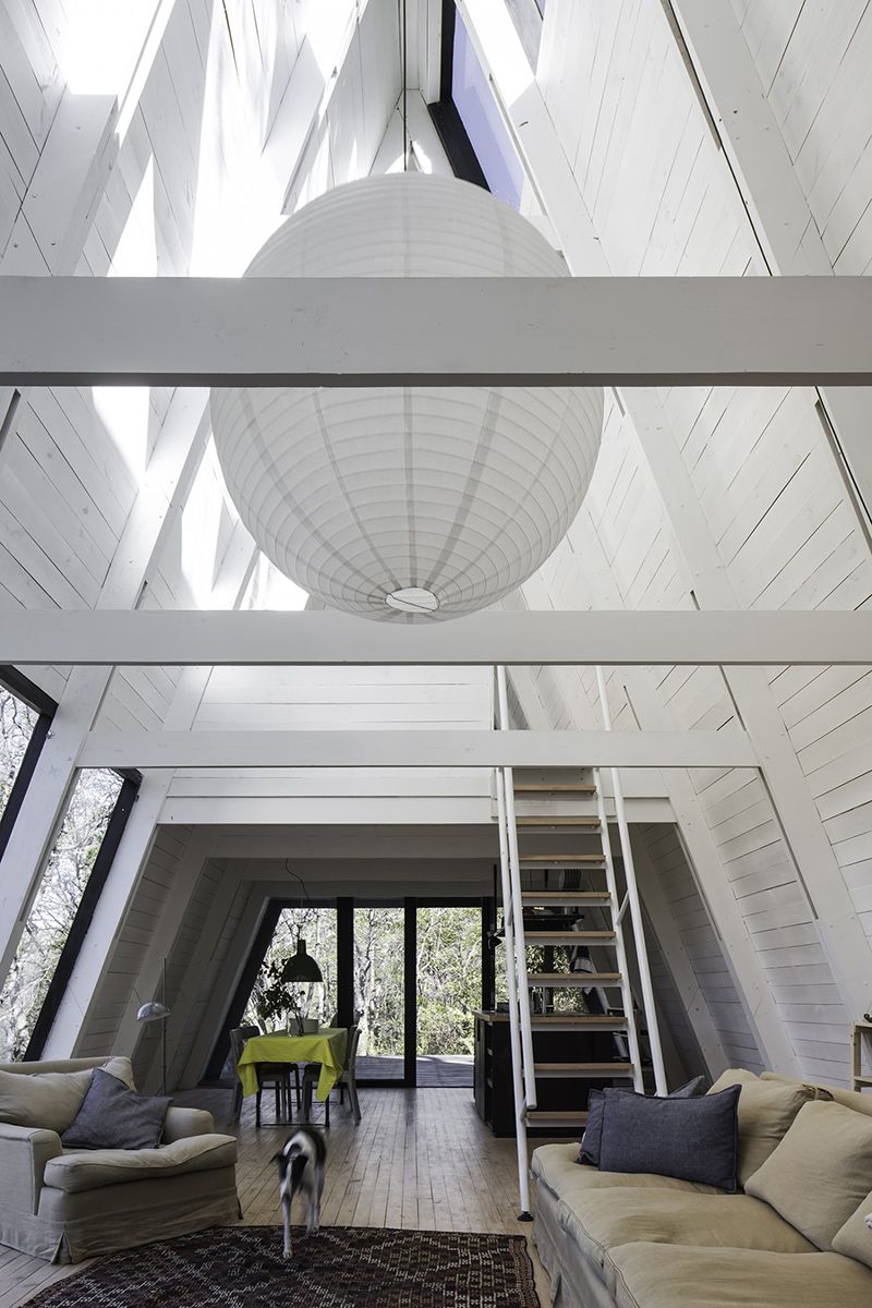 salon maison A-Frame