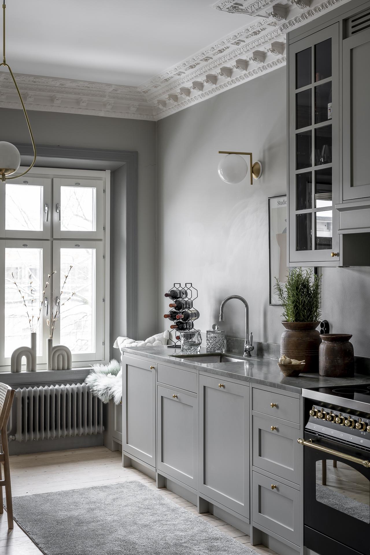 cuisine shaker grise cuisine shaker grise
