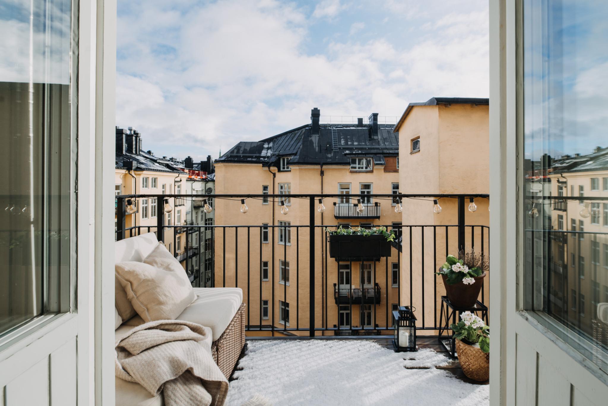 balcon appartement Suède