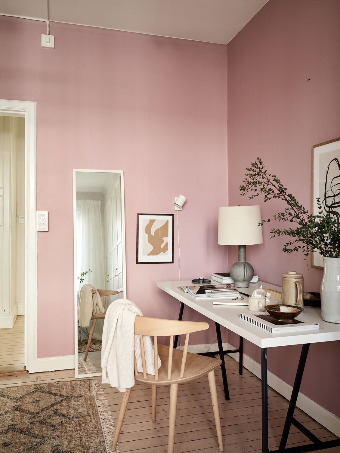 chambre avec bureau mur rose chambre avec bureau mur rose