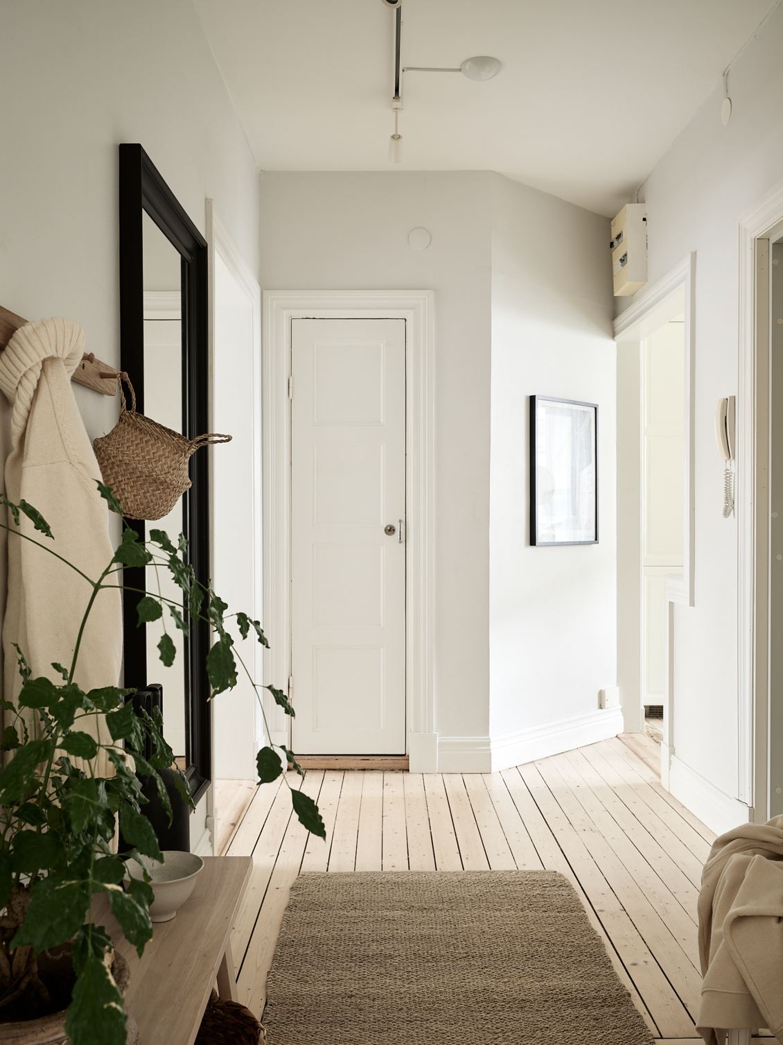 entrée parquet blanchi décoration scandinave entrée parquet blanchi décoration scandinave