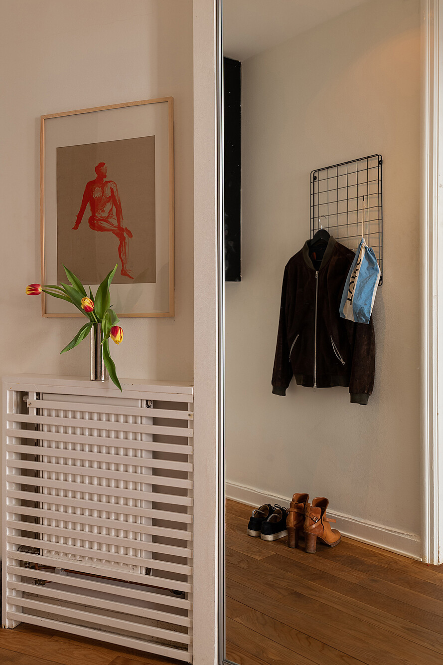 entrée avec porte-manteau