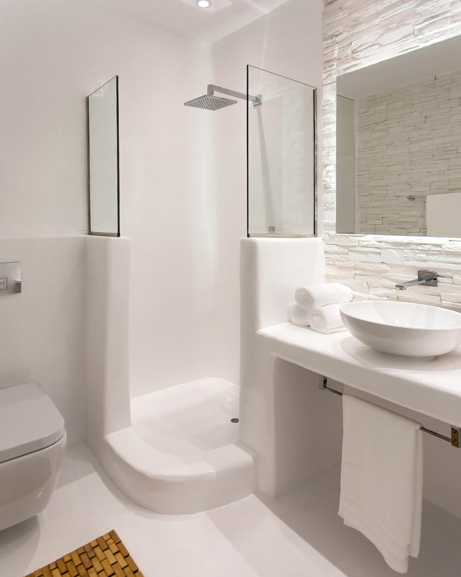 salle de bain maison avec piscine Mykonos salle de bain maison avec piscine Mykonos