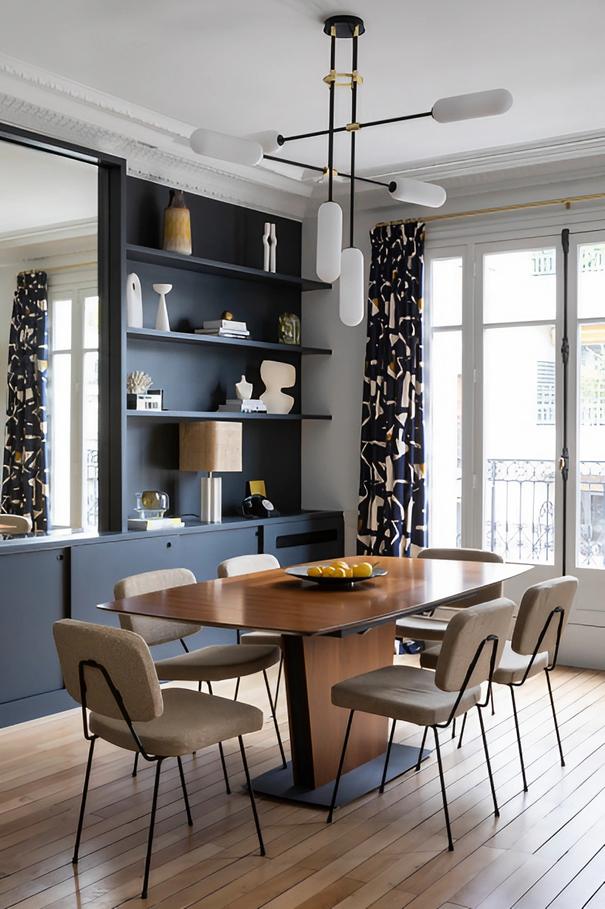 salle à manger mid-century décoration maison préférée des Français Houzz salle à manger mid-century décoration maison préférée des Français Houzz