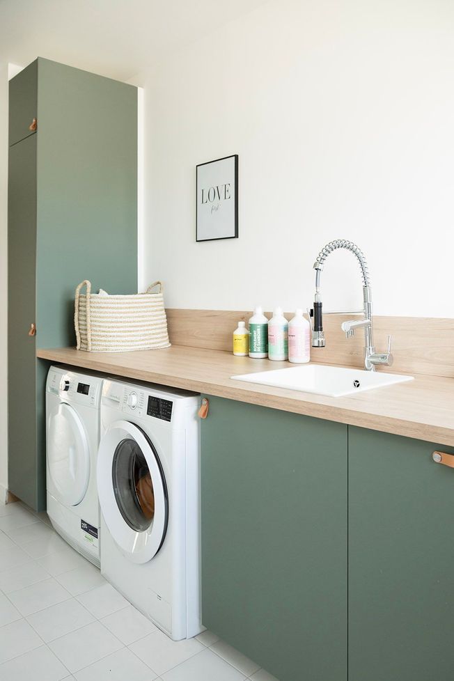 buanderie aménagée décoration maison préférée des Français Houzz buanderie aménagée décoration maison préférée des Français Houzz