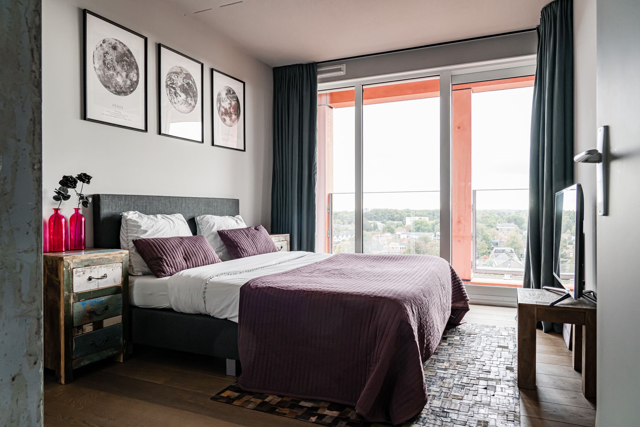 chambre avec baie vitrée décoration contemporaine chambre avec baie vitrée décoration contemporaine