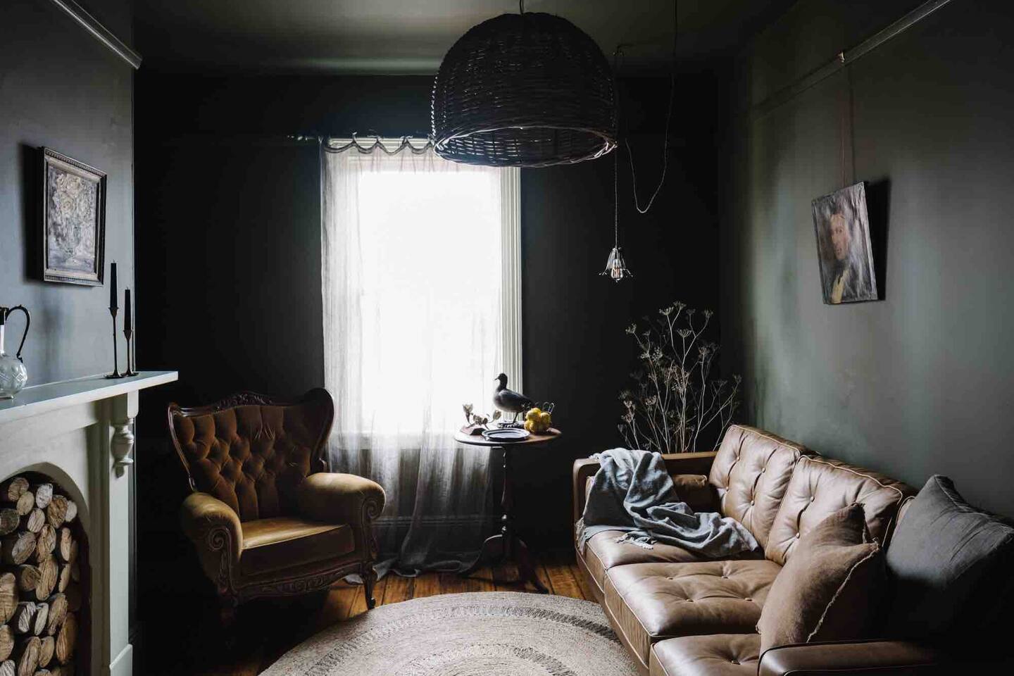 salon décoration vintage