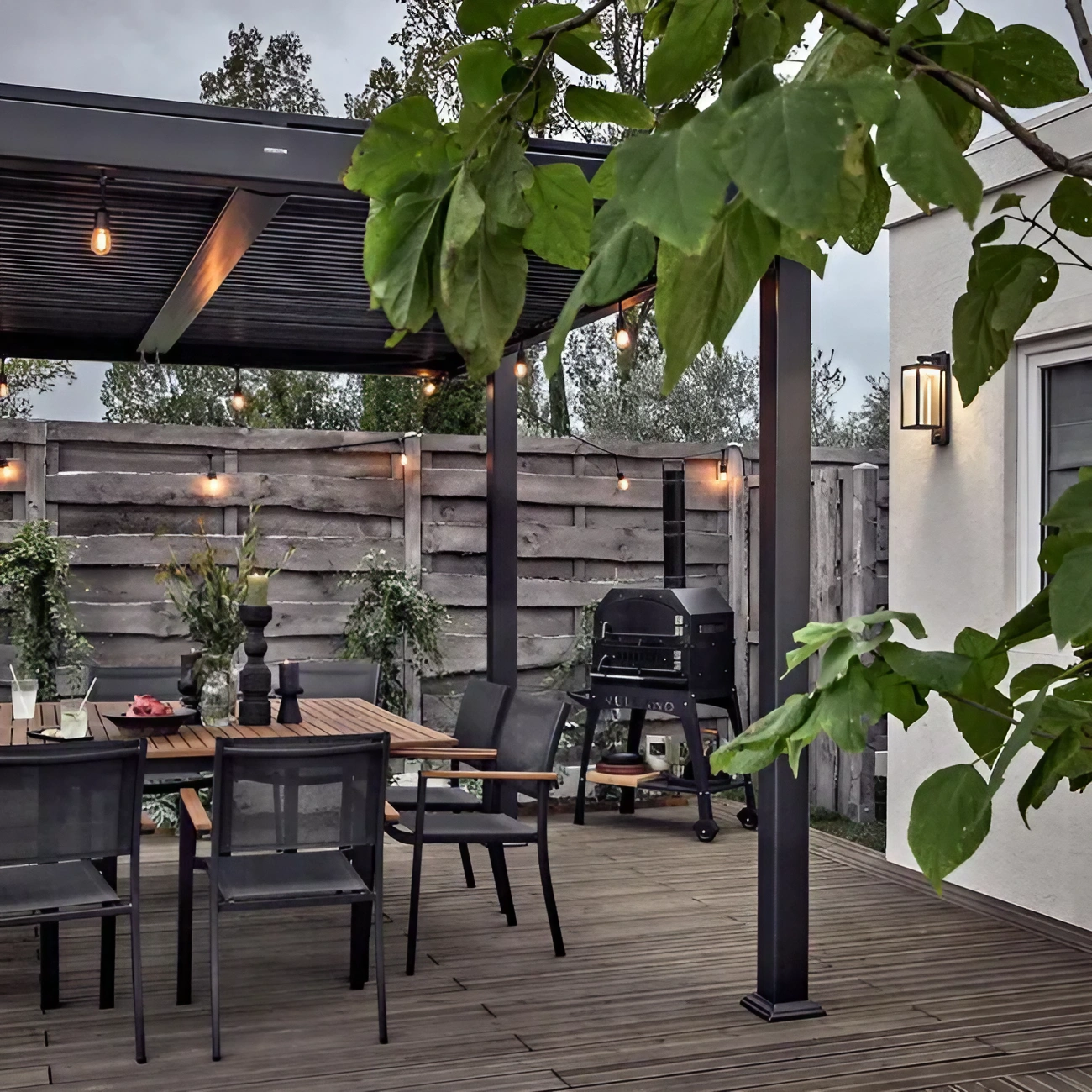 terrasse avec pergola