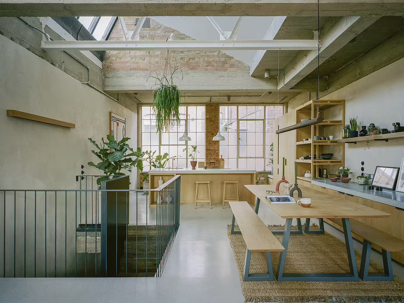 cuisine et salle à manger loft