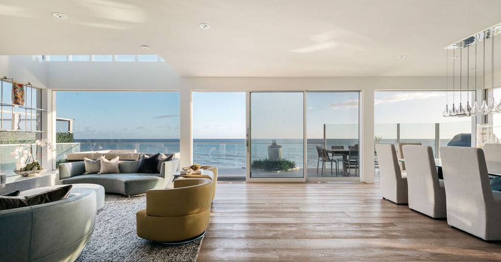 salon vue mer maison contemporaine salon vue mer maison contemporaine