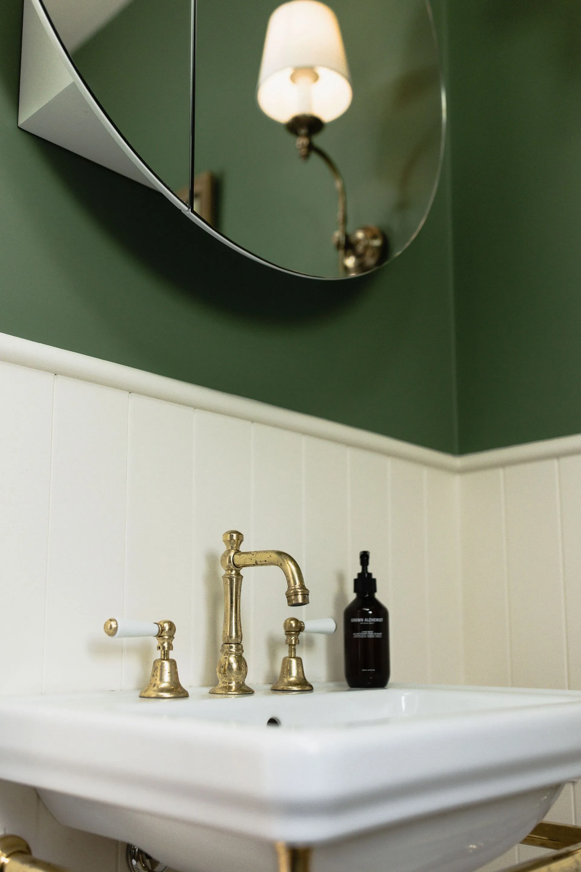 salle de bain verte salle de bain verte