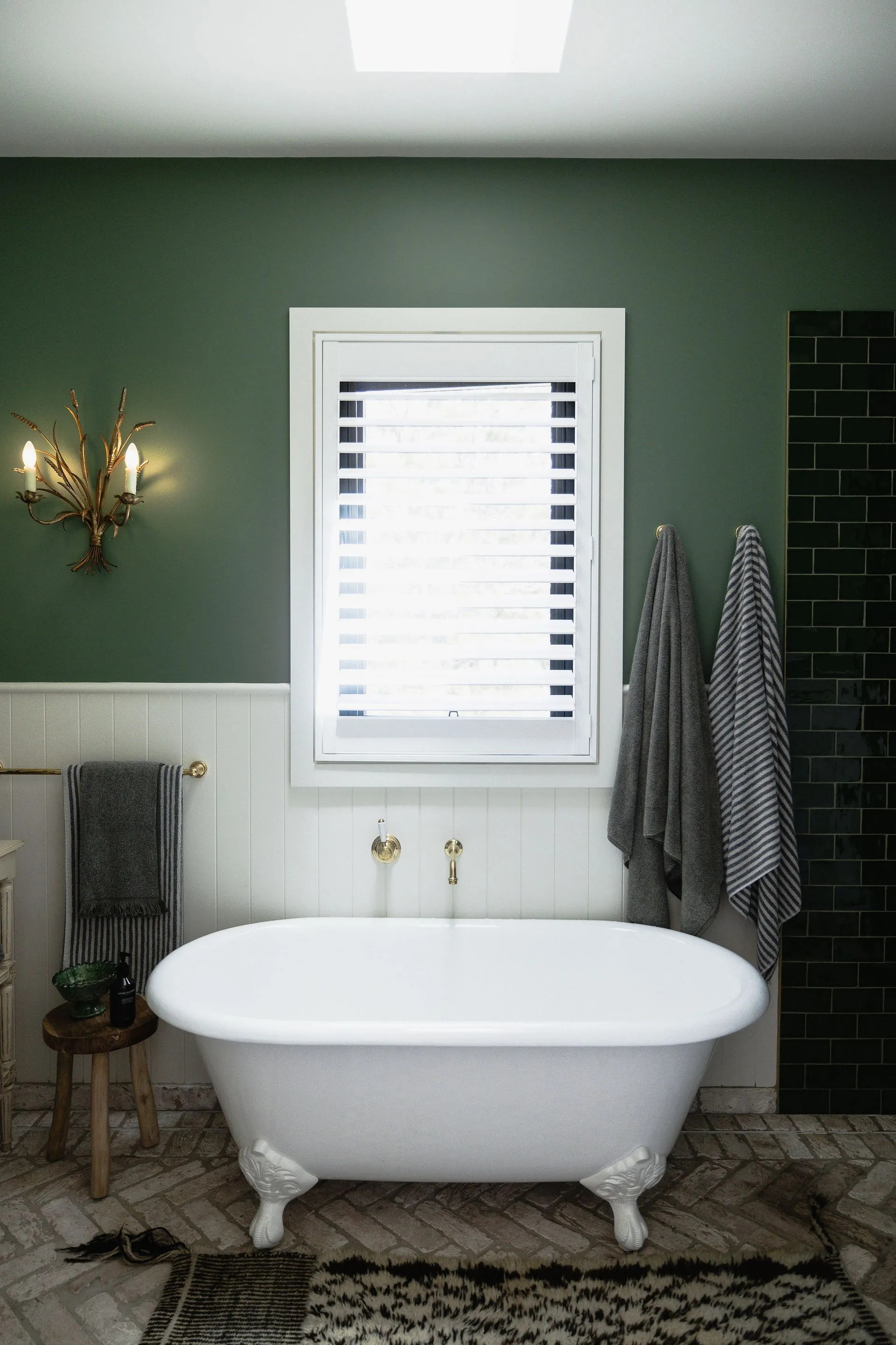 salle de bain vintage verte salle de bain vintage verte