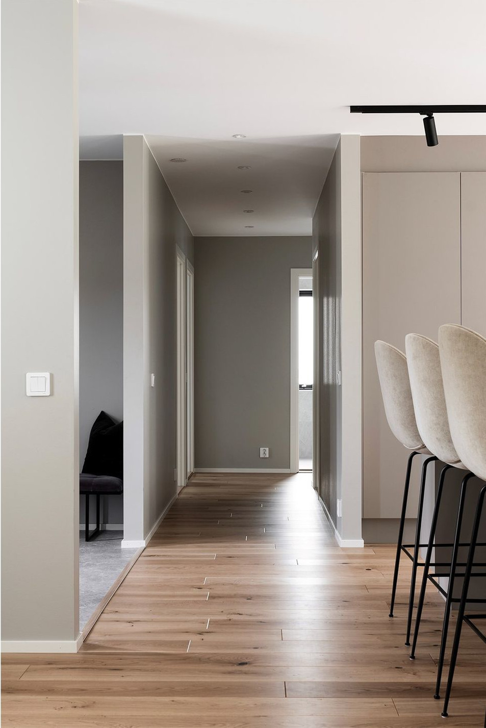 couloir mur gris couloir mur gris
