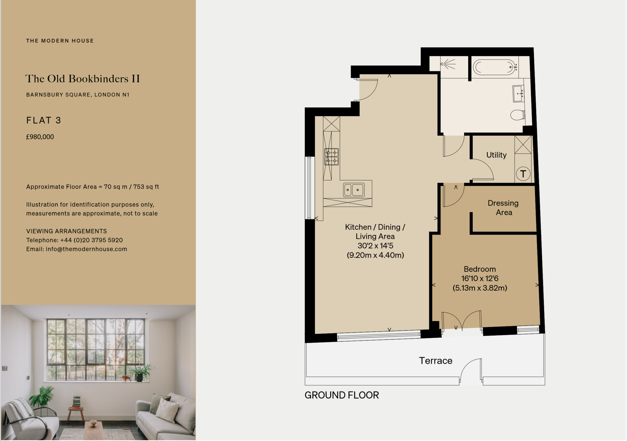 plan loft 70m2