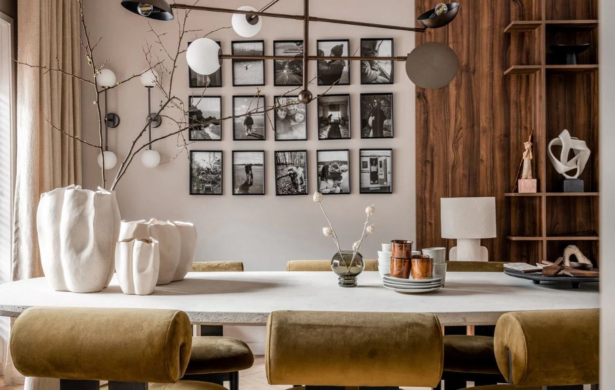 salle à manger décoration contemporaine