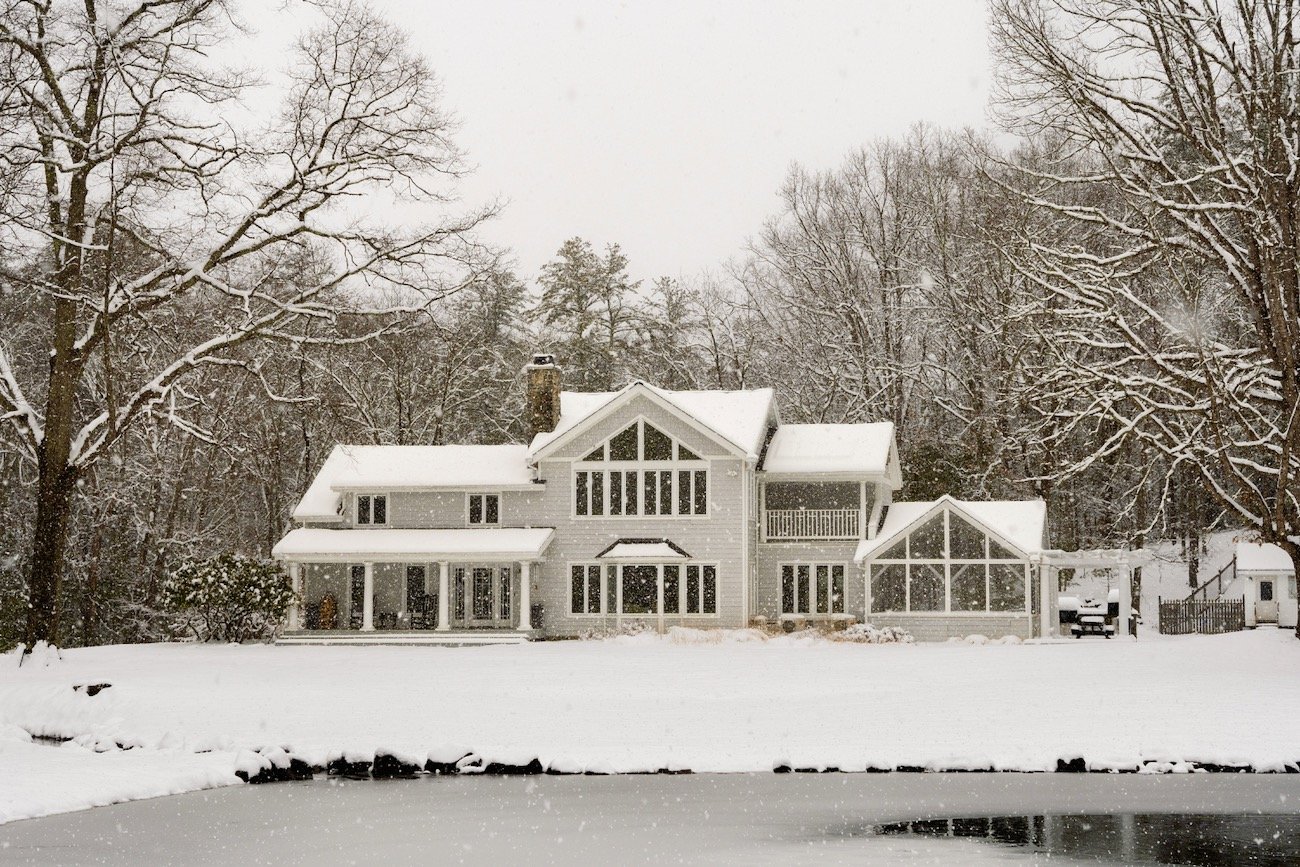 maison en bois avec étang Hudson Valley maison en bois avec étang Hudson Valley