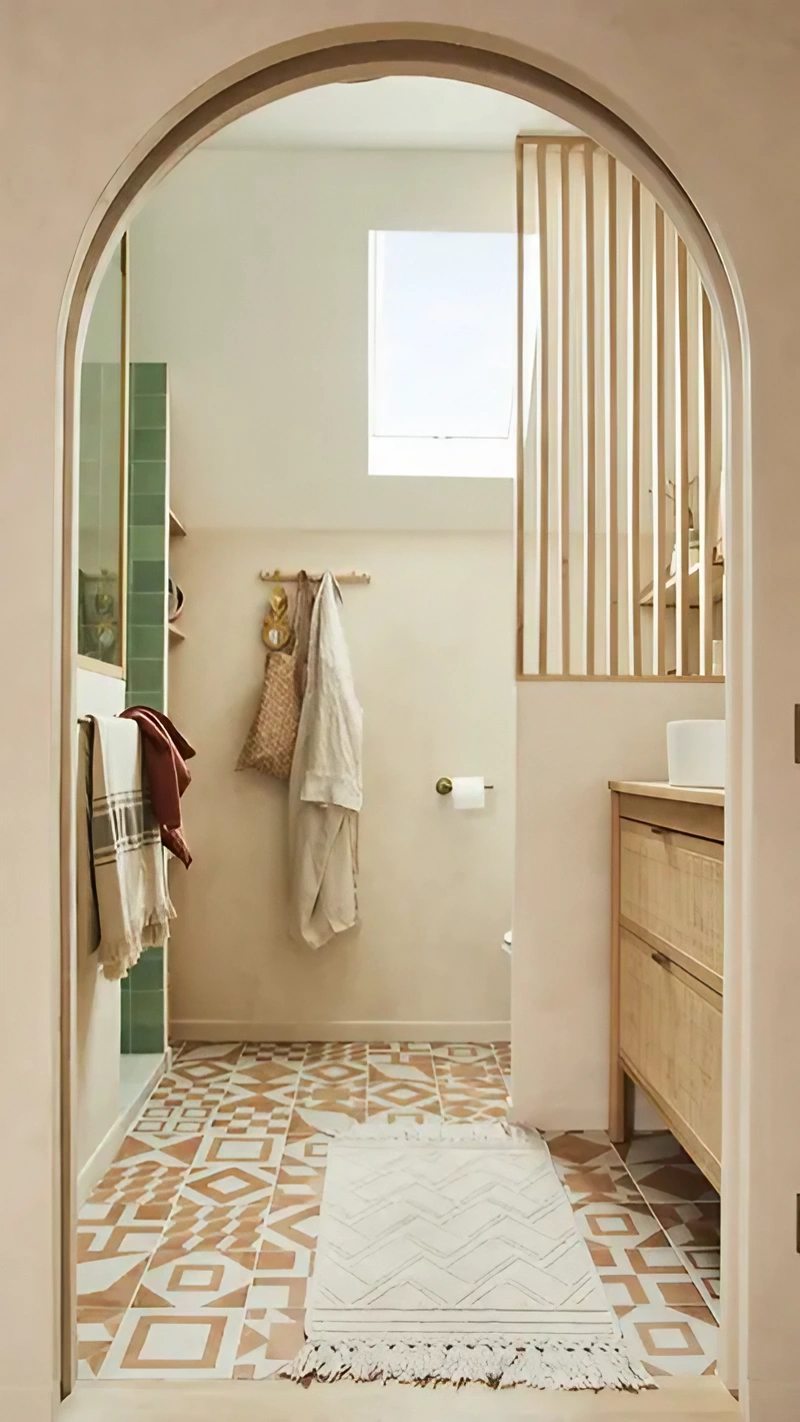 salle de bain nature pour chambre sous combles décoration bohème salle de bain nature pour chambre sous combles décoration bohème