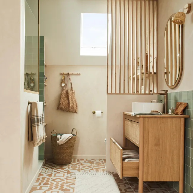 salle de bain nature pour chambre sous combles décoration bohème salle de bain nature pour chambre sous combles décoration bohème