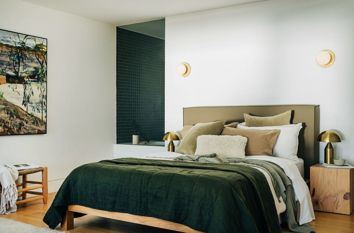 chambre décoration contemporaine verte chambre décoration contemporaine verte