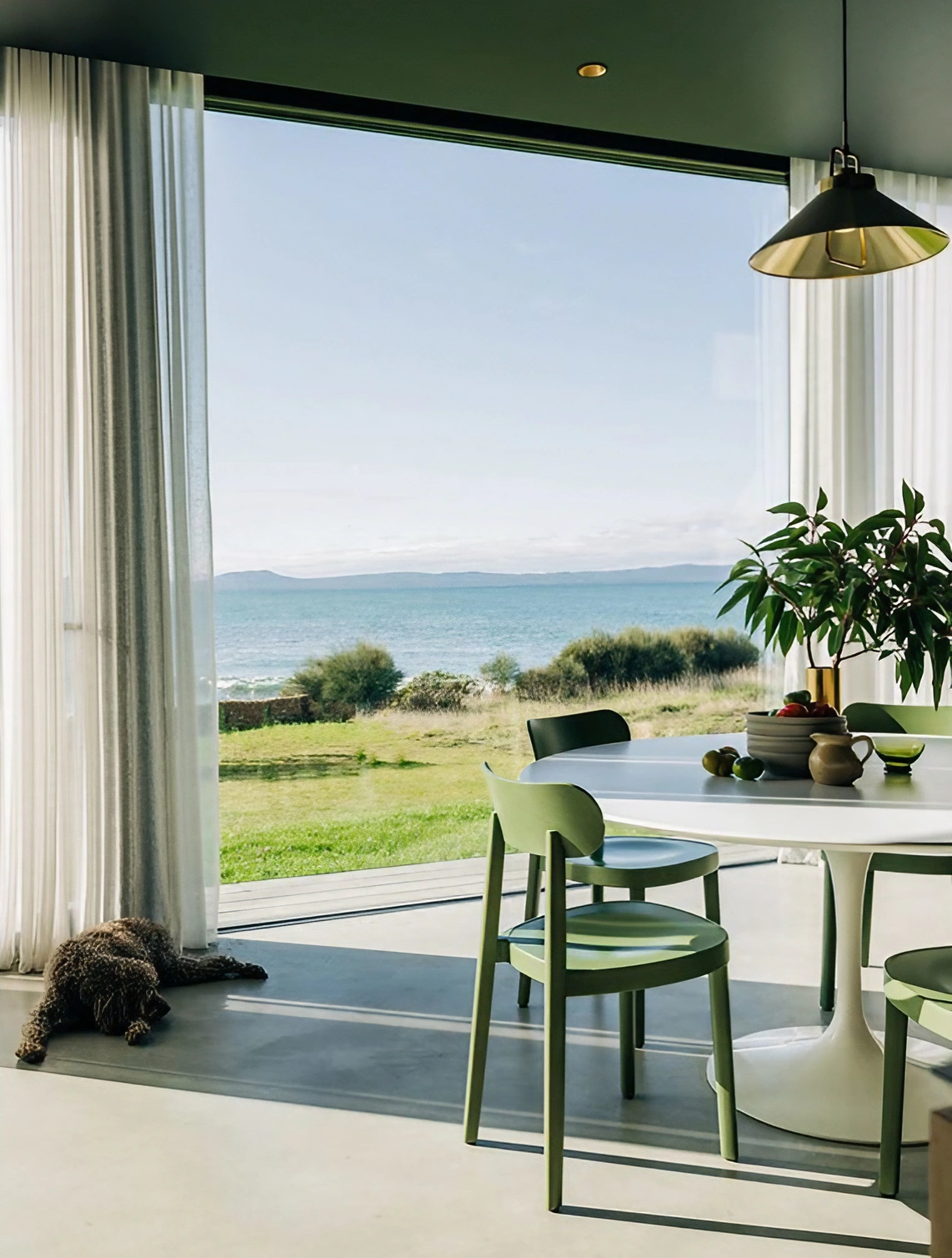 salle à manger avec baie vitrée salle à manger avec baie vitrée