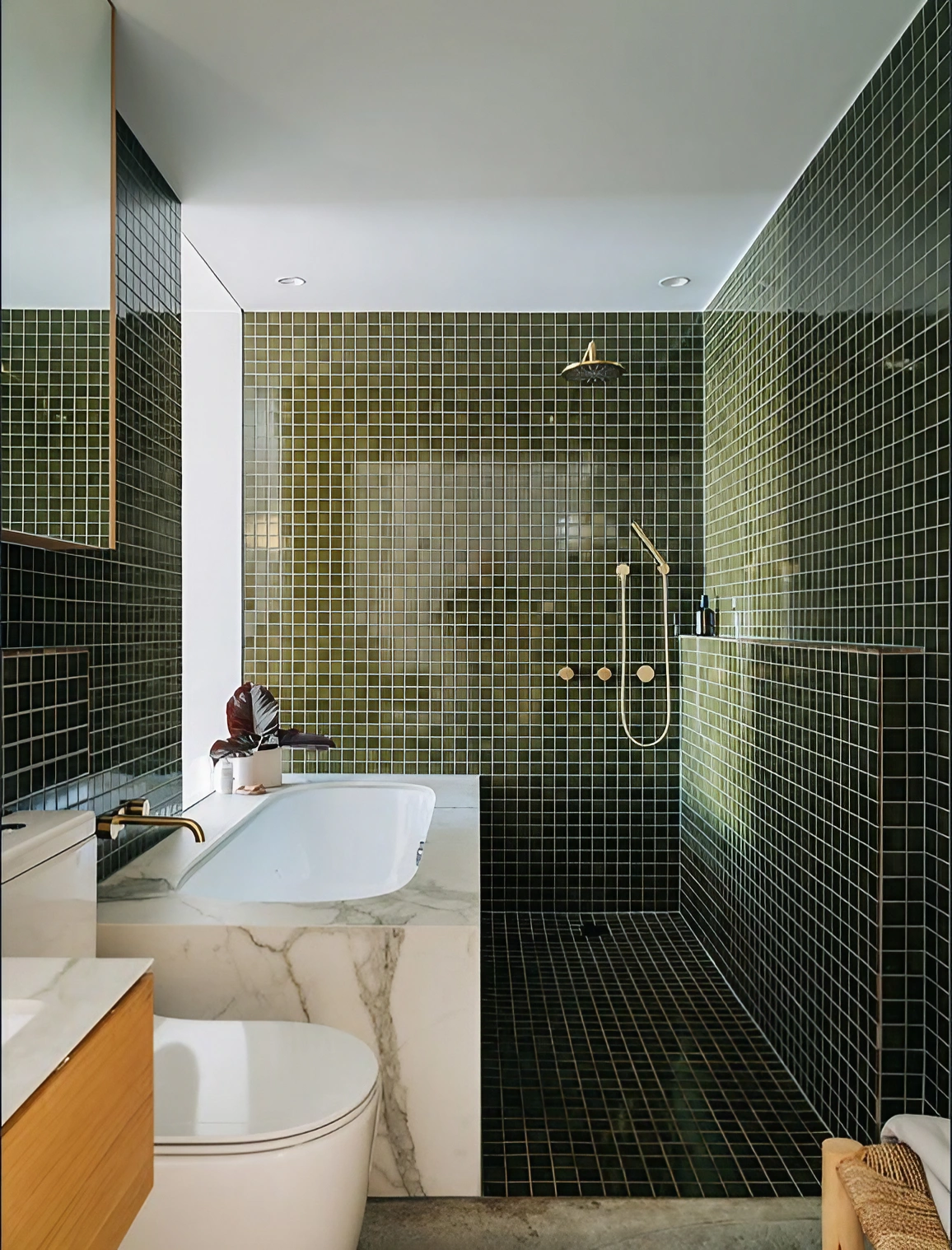 salle de bain verte décoration contemporaine salle de bain verte décoration contemporaine