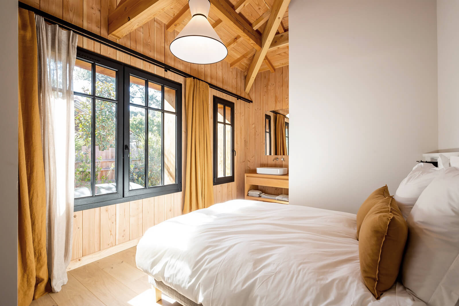 chambre maison en bois Cap Ferret chambre maison en bois Cap Ferret