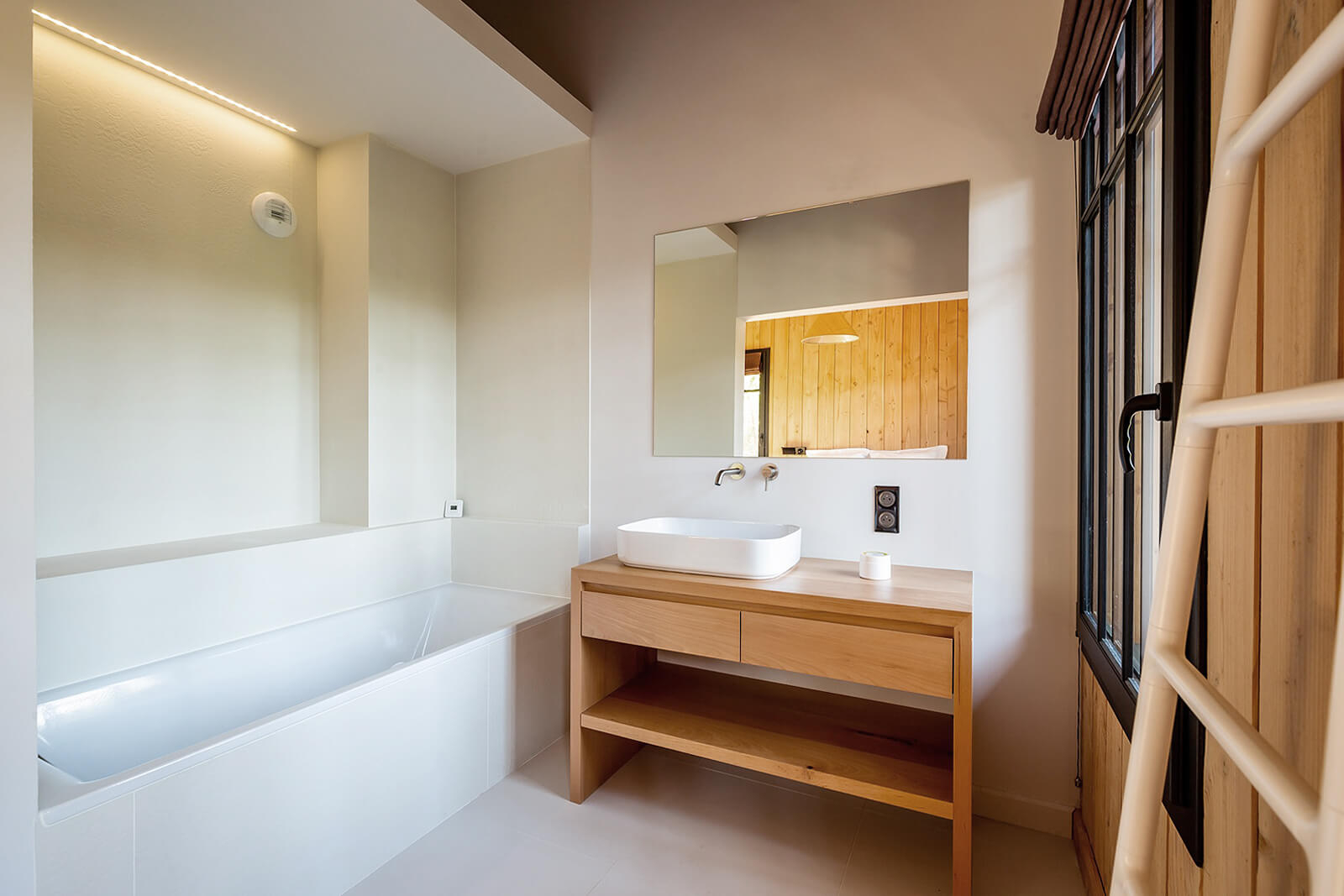 salle de bain design grise et bois salle de bain design grise et bois